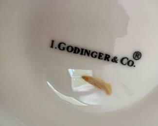 L. Godinger White Porcelain Creamer Pitcher