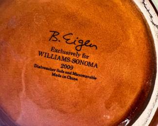 Williams Sonoma Barbara Eigen Oak And Acorn Lidded Tureen