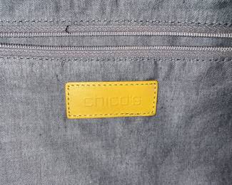 Chico's Yellow Tassel Tote Bag