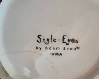 Style-Eyes by Baum Bros Pumpkin Themed Pitcher