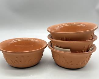 (4) Terra Cotta Bowls from Taiwan