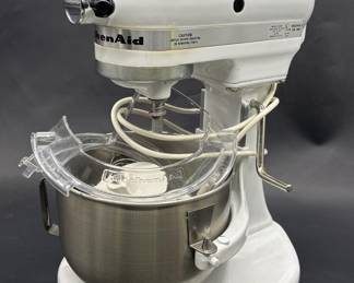 Kitchen Aid White Stand Mixer w/ Attachments