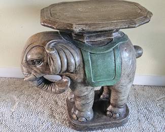 Ceramic Elephant Stool / Stand