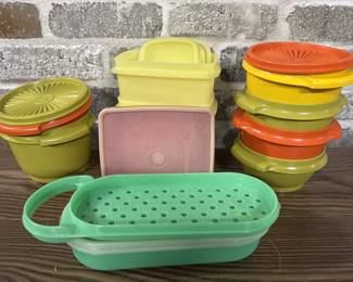 Vintage Tupperware Collection, as pictured