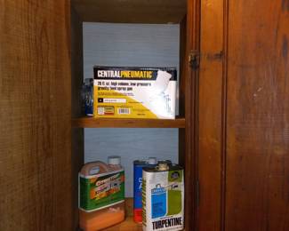 Items Located In The Garage