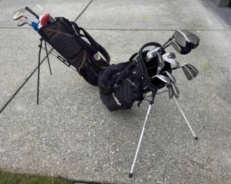 Adams Golf Clubs With Spare Bag And Shafts For Repurposing
