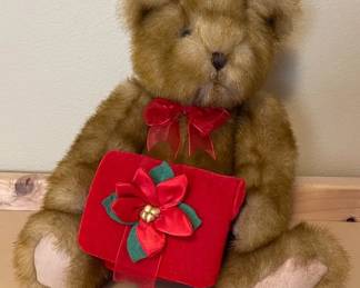 Vintage Gund Christmas Teddy Bear