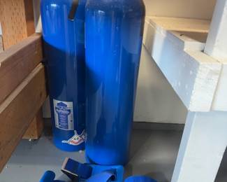 Two Catalina Dive Tanks With Weights