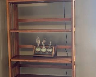 Bookshelf With Lamp And Propagation Terrarium