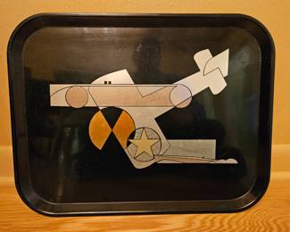 Art Deco "Dynamic" Micarta Serving Tray by George Switzer for Westinghouse