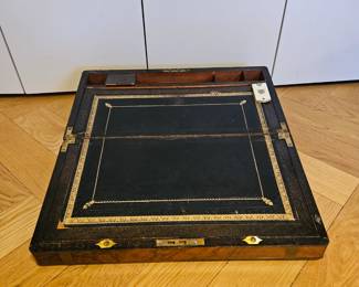 Antique Burr Walnut Writing Box