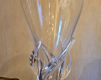 Steuben Art Glass Spiral Vase Donald Pollard