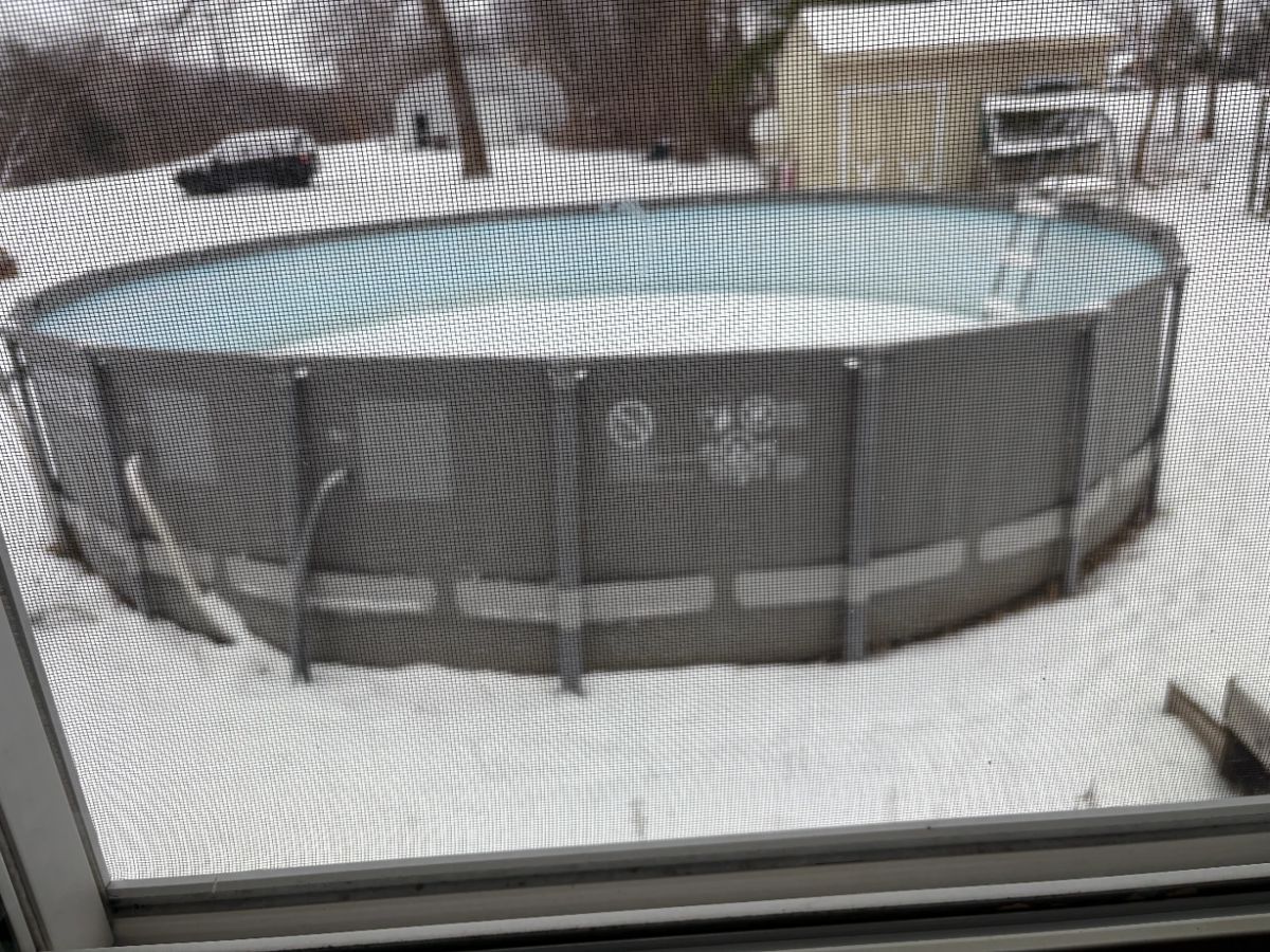 . . . Intex 24 foot pool