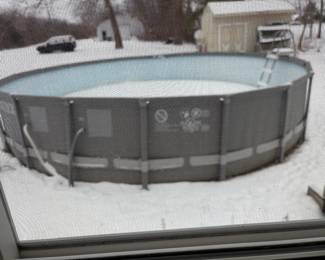 . . . Intex 24 foot pool