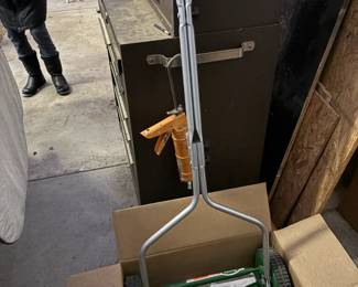 . . . eco-friendly manual mower!