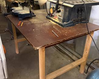 . . . table saw and miter saws