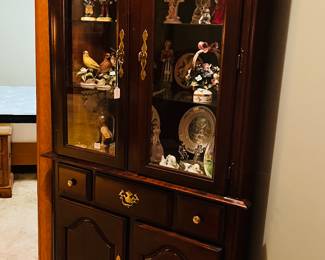 Solid cherry corner cabinet Kincaid