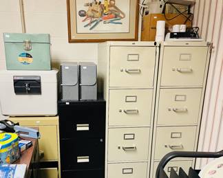 File cabinets with lock and key
