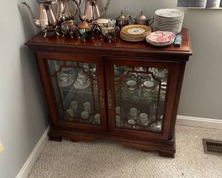 cabinet of tea/espresso sets