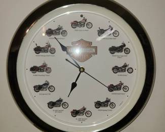 Harley Davidson clock