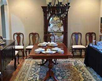 Dining Room Furniture, China, and Area Rug