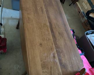 Vintage Maple Kitchen Table & 6 Chairs