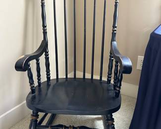 Vintage Spindle Backed Rocking Chair