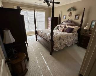 Mahogany Four Poster Bed