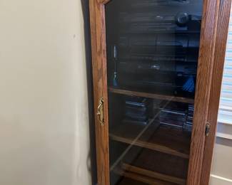 Oak Stereo Cabinet