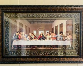 Beautifully Framed Last Supper