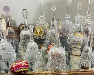 Collection of Crystal Bells