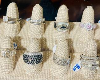 More Rings - Mostly Sterling Silver 