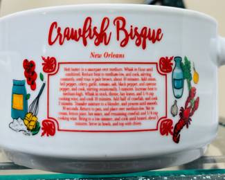 Vintage Ljubgberg Collection
  “Crawfish Bisque” New Orleans
