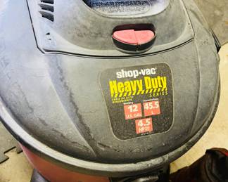 Heavy Duty 12 Gallon Shop Vac
    4.5 HP