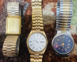 (2) Seiko Watches 
(1) Belisimo Watch