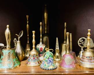 Collection of Beautiful Brass Bells