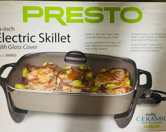 Brand New Presto 16” Electric Skillet
   (Never Opened) 