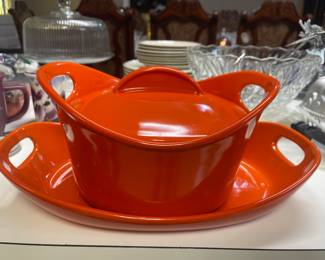 Cute Orange Dutch Oven and Casserole Dish