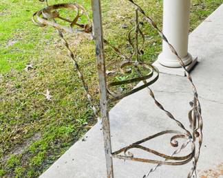 Very Old Iron Plant Stand 
      Around 70 yrs Old 