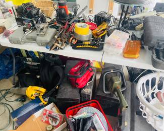 Lots of Power Tools, Hand Tools, etc.
    Impossible to list it all!!!!