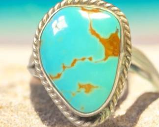 Turquoise Silver Ring