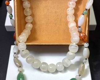 Chunky Glass Bead Strands