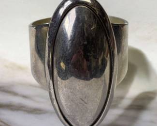 Sterling Oval Ring