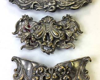 Trio of Victorian Buckles
