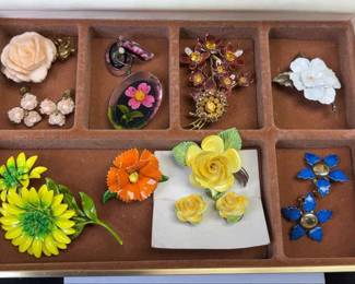 Weiss Brooch Other Floral Theme Pieces