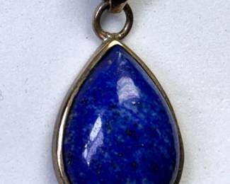 Lapis Lazuli Sterling Pendant