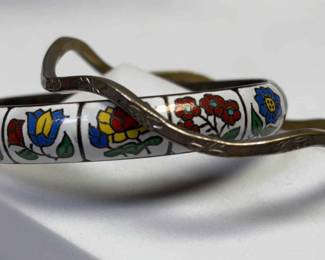 Sterling Enamel Bracelet