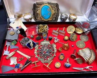 Order of the Arrow, Cuff Links, Rings, Belt Buckles, Military Pins, Tie Bars More