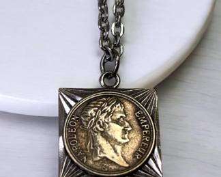 Napoleon Empereur Coin Necklace
