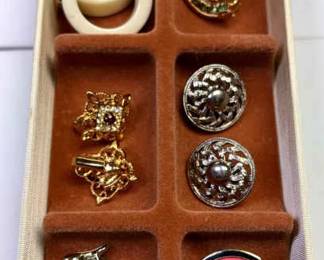 A Selection Of Clip Earrings Thermoset  Others